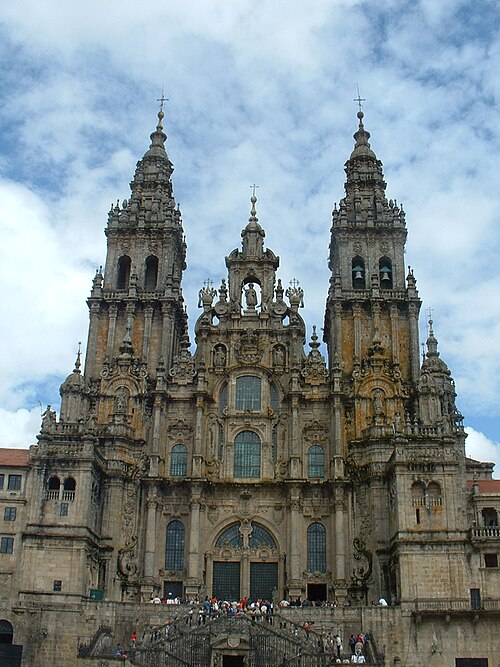 old town of Santiago de Compostela